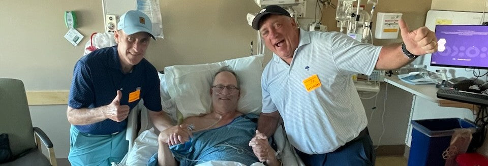 Sig Muller Professional Speaker and Author awake in the hospital