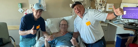 Sig Muller Professional Speaker and Author awake in the hospital